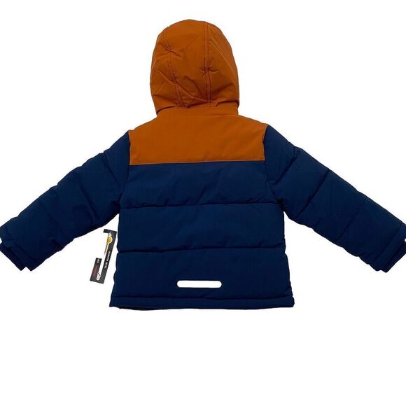 Member's Mark Boy's Wind Resistant Hooded Full Zip Puffer Jacket Size 3T - Picture 4 of 16